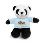 Kidworks USA Stem Academy Stuffed Animals with Tee, 4 Colors, 8 Animals
