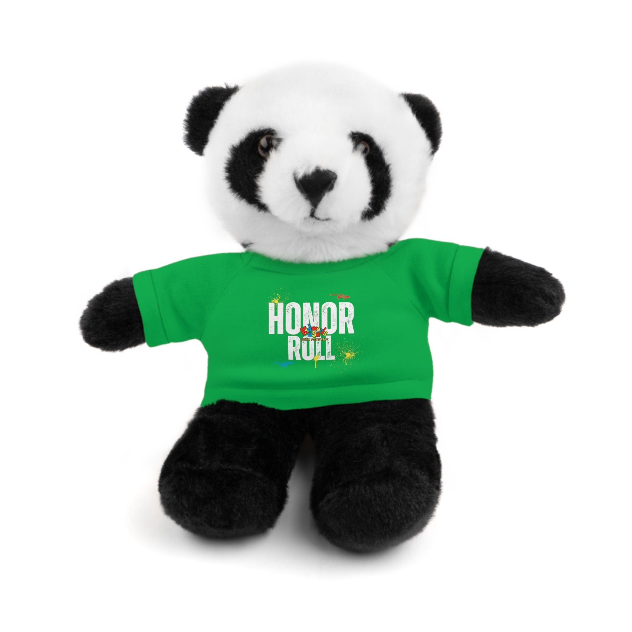 Kidworks USA HONOR ROLL Stuffed Animal with Tee - 6 Animals 8 Colors