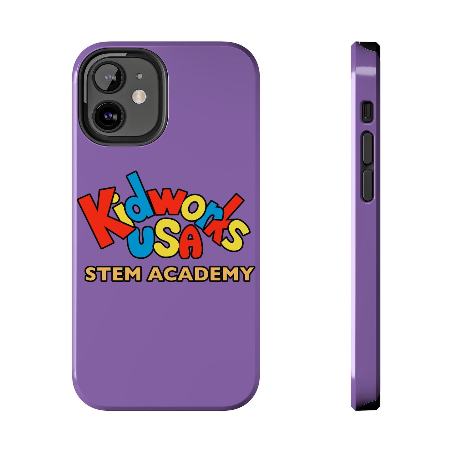 COLOR CUSTOMIZED Kidworks USA Stem Academy Tough Phone Cases - iPhone 12+