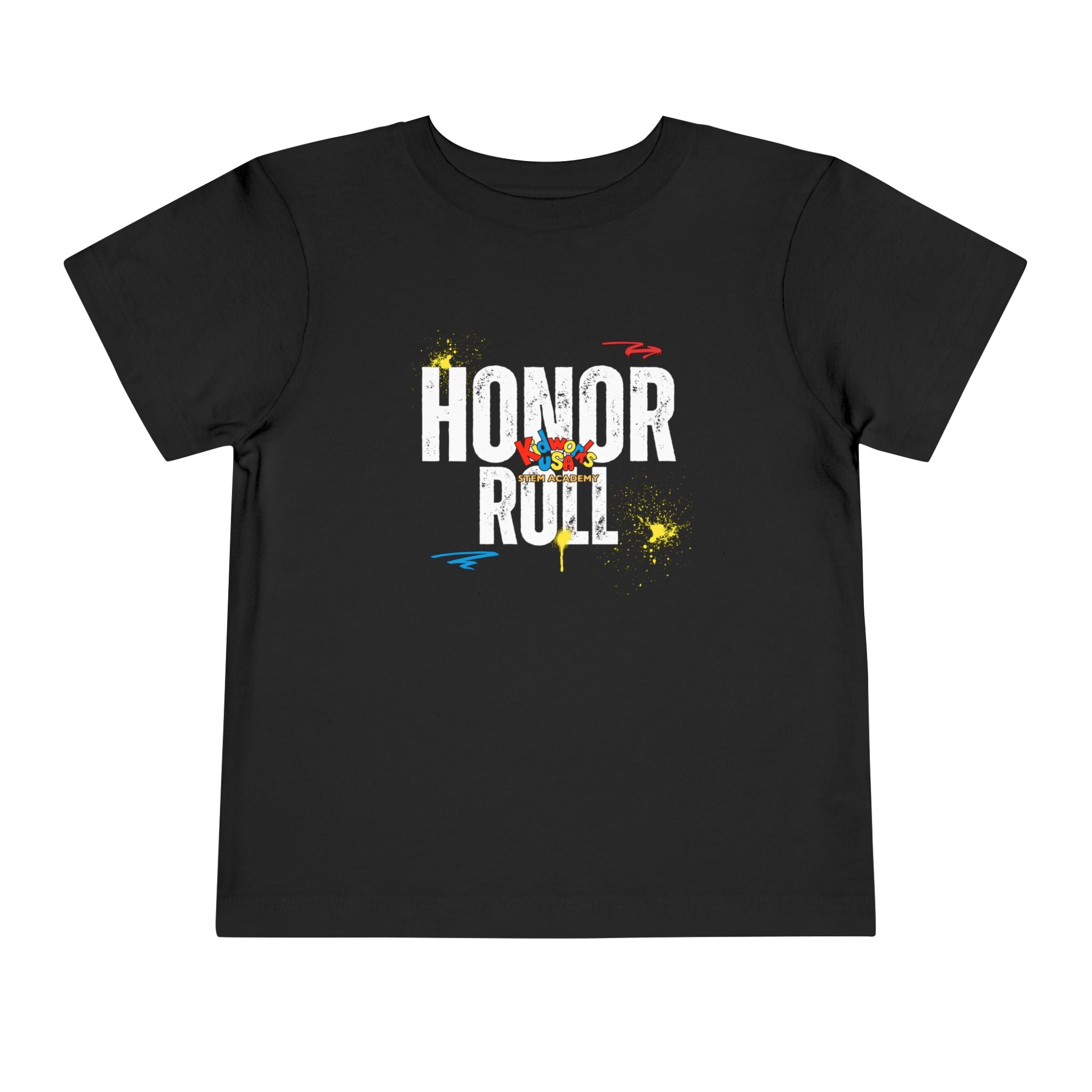 Kidworks USA HONOR ROLL Toddler Tee - Black