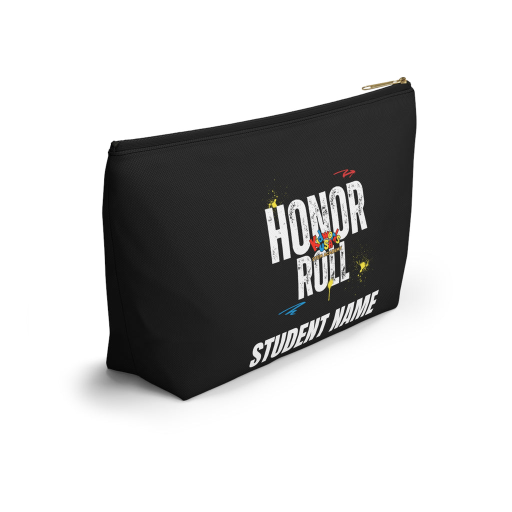 PERSONALIZED Kidworks USA HONOR ROLL Pencil Case Accessory Pouch w T-bottom