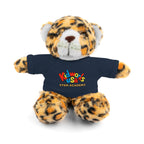 Kidworks USA Stem Academy Stuffed Animals with Tee, 4 Colors, 8 Animals