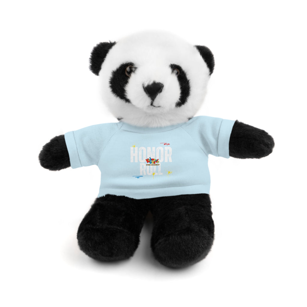 Kidworks USA HONOR ROLL Stuffed Animal with Tee - 6 Animals 8 Colors
