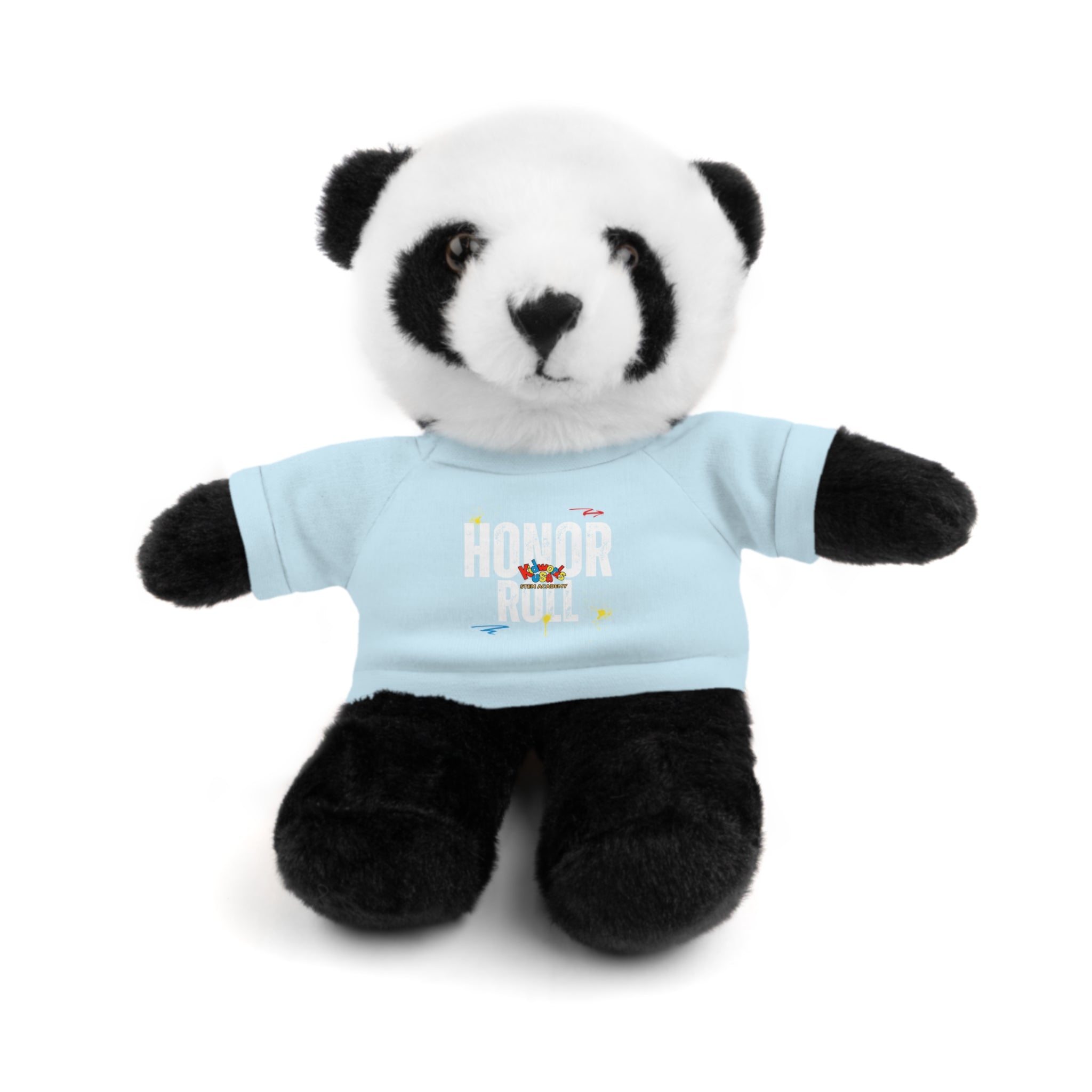 Kidworks USA HONOR ROLL Stuffed Animal with Tee - 6 Animals 8 Colors