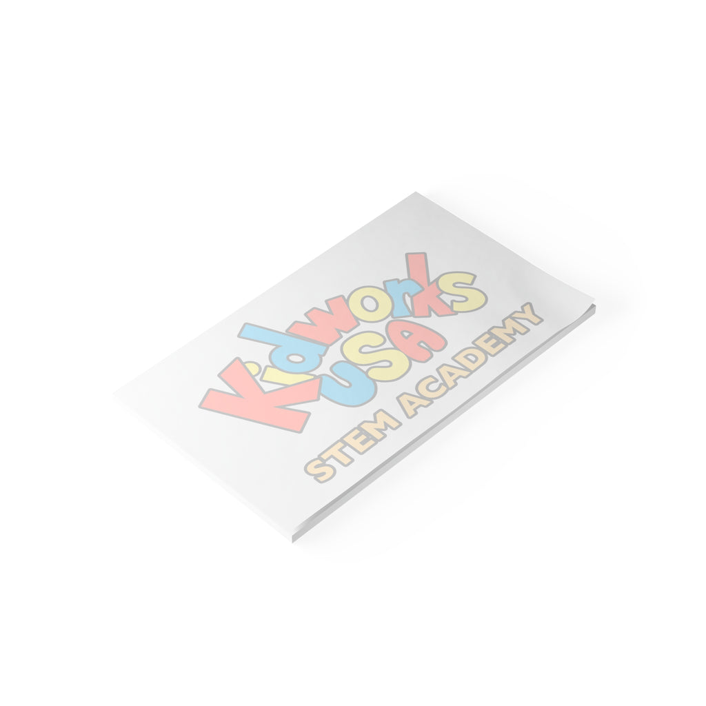 Post-it® Brand Kidworks USA STEM ACADEMY Logo Note Pads, 6 sizes