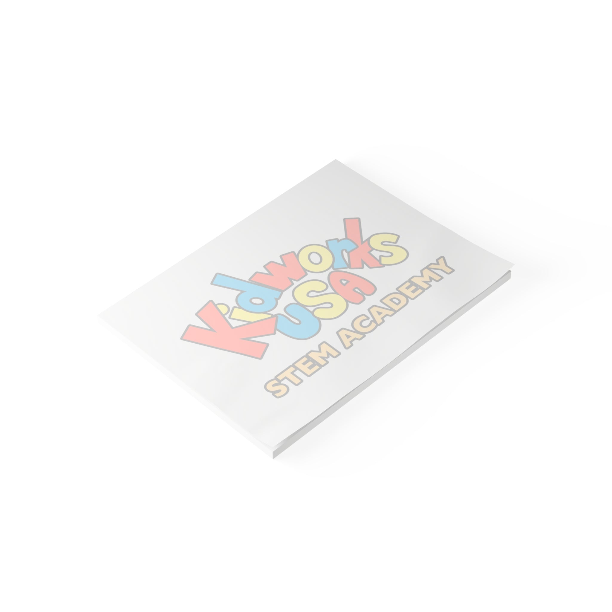 Post-it® Brand Kidworks USA STEM ACADEMY Logo Note Pads, 6 sizes