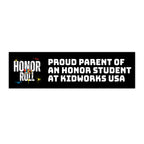 Kidworks USA HONOR ROLL Bumper Sticker