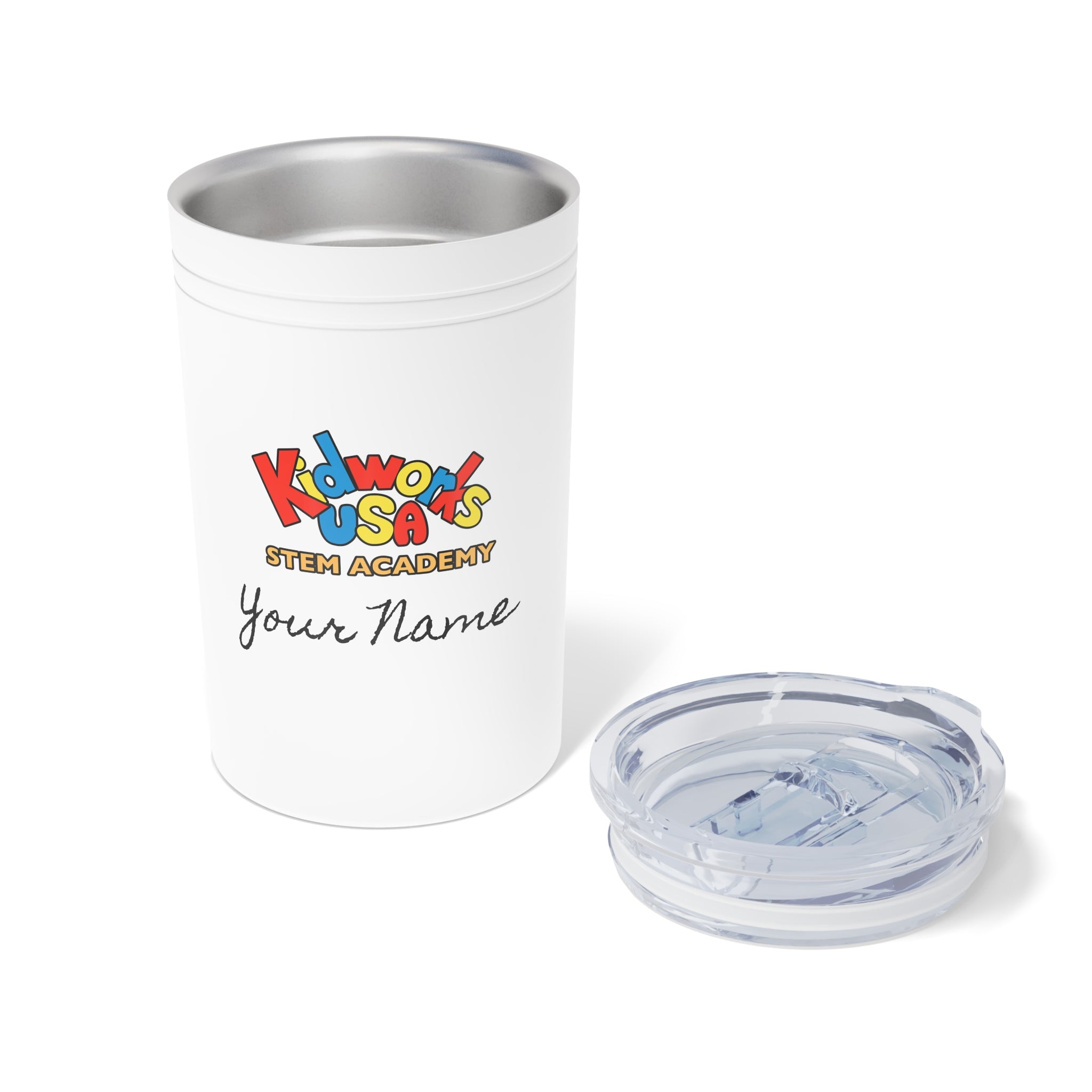 PERSONALIZED Kidworks USA Stem Academy Vacuum Insulated Tumbler, 2 Colors, 11oz