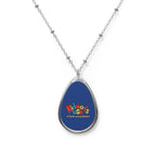 COLOR CUSTOMIZEDKidworks USA Stem Academy SCHOOL PRIDE Girls Oval Necklace
