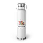 PERSONALIZED Kidworks USA Stem Academy Copper Vacuum Insulated Bottle, 8 Colors, 22oz