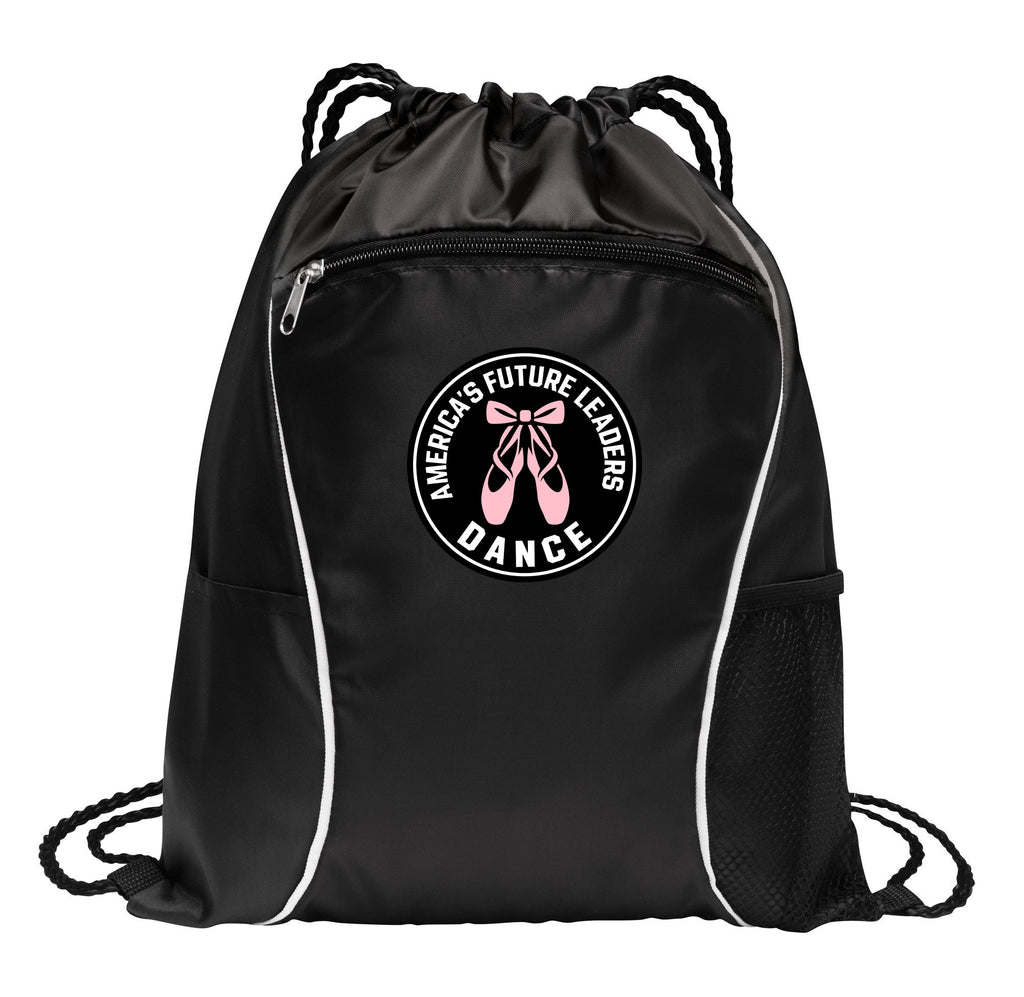 America's Future Leaders DANCE Drawstring Bag - Black