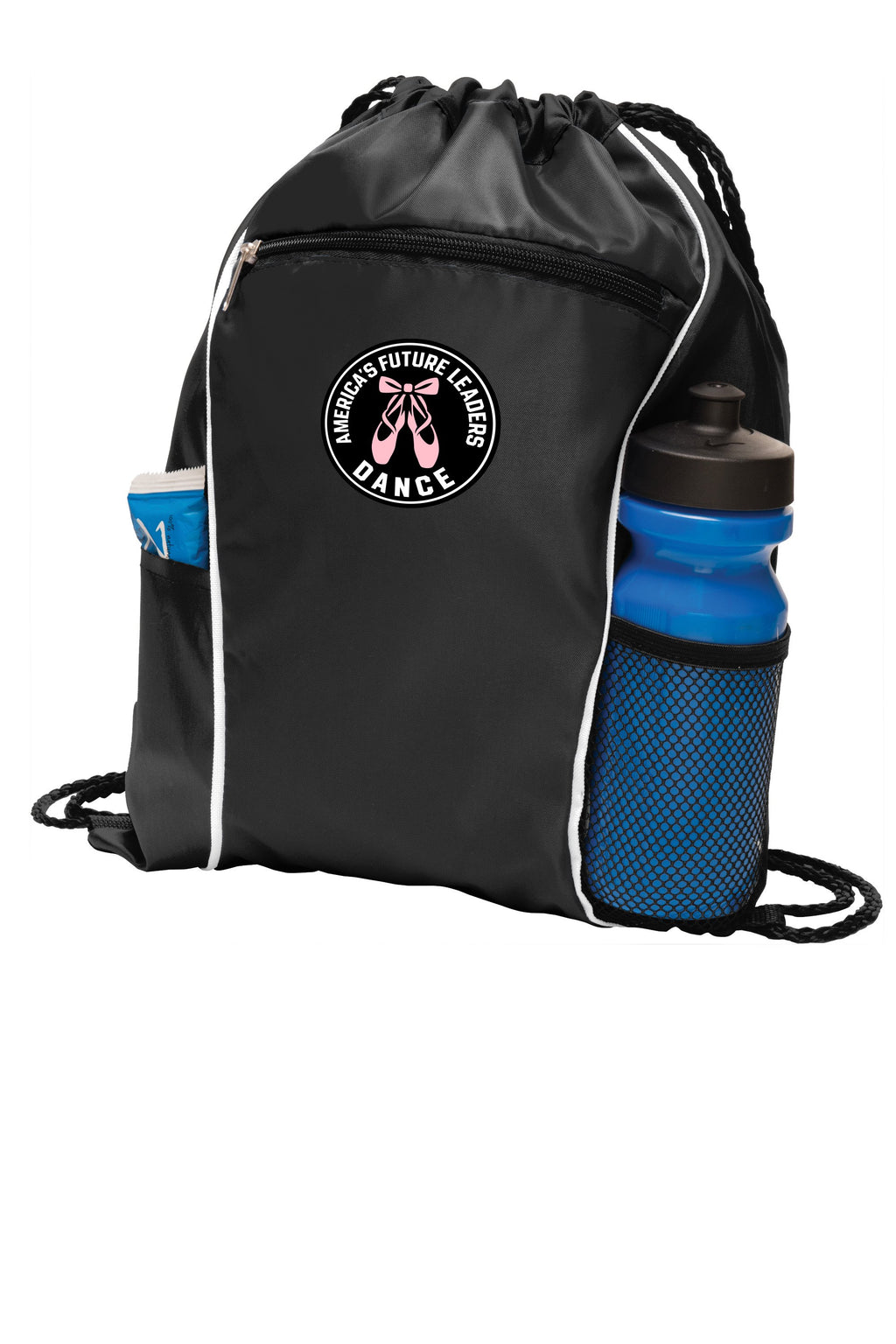 America's Future Leaders DANCE Drawstring Bag - Black