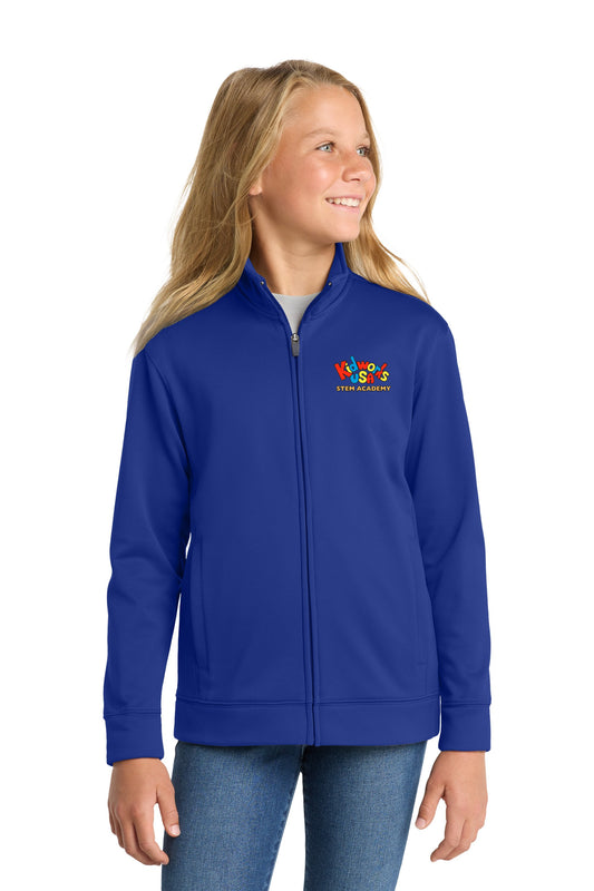 KIDS Kidworks USA K-5 Elementary School Official UNIFORM Jacket - Royal Blue