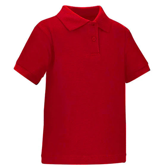 Kidworks USA Preschool VPK Official UNIFORM Polo - Red