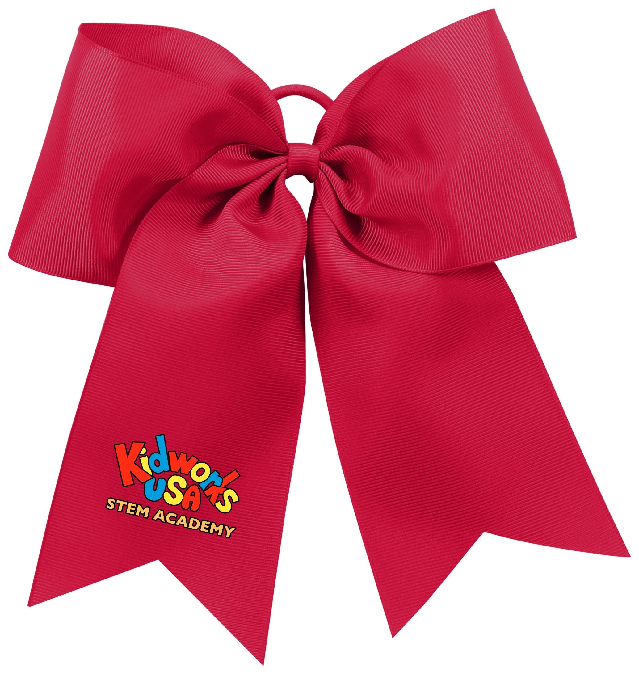 Kidworks USA VPK Preschool Official Hair Bow - Red